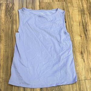 GAP Women’s Lavender Crewneck Tank Top